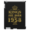 kings are born in 1958 iPad 3 and 4 Case