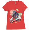 reaper's pizza Ladies Fitted T-Shirt