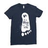 eat drink and be scary Ladies Fitted T-Shirt