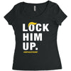 Lock Him Up Women's Triblend Scoop T-shirt
