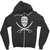 mask of modern mutiny Zipper Hoodie