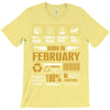 Born February Multitasking Problem Solving Tees T-Shirt