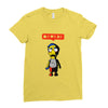 nobody likes him Ladies Fitted T-Shirt