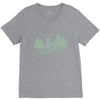Camping Green V-Neck Tee
