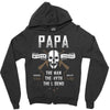 Papa The Man The Myth The Legend Zipper Hoodie