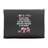 mama bear message Accessory Pouches