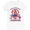 world devouring champion Ladies Fitted T-Shirt