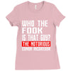 who the fook is that guy conor mcgregor Ladies Fitted T-Shirt