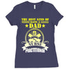 raise dad nurse Ladies Fitted T-Shirt