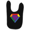 Rainbow LGBT Diamond Baby Bibs