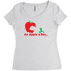 an apple a day Women's Triblend Scoop T-shirt
