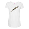 knife Maternity Scoop Neck T-shirt
