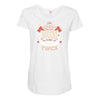 chop your own wood it will warm you twice Maternity Scoop Neck T-shirt