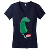 my name is apatosaurus Women's V-Neck T-Shirt