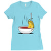 grilled cheese bath Ladies Fitted T-Shirt