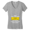Under Construction Personalize Baby Women's V-Neck T-Shirt