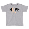 Hope Uterine Cancer Awareness Toddler T-shirt