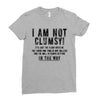 i'm not clumsy Ladies Fitted T-Shirt