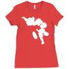 ponyo Ladies Fitted T-Shirt