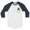 pocket owl 3/4 Sleeve Shirt