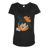 kaka carrot cake Maternity Scoop Neck T-shirt