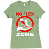 no flex zone arm gym workout Ladies Fitted T-Shirt