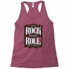 let's rock and or roll Racerback Tank