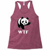 wtf panda Racerback Tank