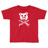 pig bacon cross bones pirate Toddler T-shirt