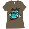 reading is awesome Ladies Fitted T-Shirt