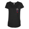 Spiderman Pocket Maternity Scoop Neck T-shirt
