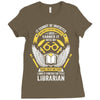 I Own It Forever The Title Librarian Ladies Fitted T-Shirt