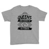 Queens Are Born In October Youth Tee