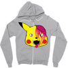 pikachu zombie Zipper Hoodie