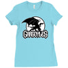 retro gargoyles cartoon Ladies Fitted T-Shirt