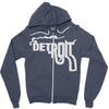 detroit city smoking gun Zipper Hoodie