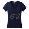 an exhaustive guide to cuts of meat Women's V-Neck T-Shirt