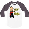 new face 3/4 Sleeve Shirt