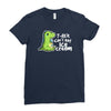 sad t rex Ladies Fitted T-Shirt
