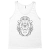 lion face lines Tank Top