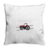 case ih red tractor boy comin' through Throw Pillow