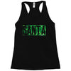 santa green glitter Racerback Tank