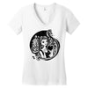 beautiful gir Women's V-Neck T-Shirt