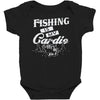 fishing is my cardio Baby Bodysuit