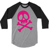 pink pirate 3/4 Sleeve Shirt