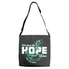 We Have This Hope As An Anchor For The Soul Adjustable Strap Totes