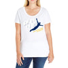 swan dive Ladies Curvy T-Shirt