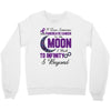i love someone with pancreatic cancer to the moon &amp; back to infınıty Crewneck Sweatshirt