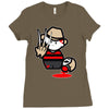 nightmare freddy krueger robert englund horror Ladies Fitted T-Shirt