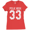 polk high Ladies Fitted T-Shirt